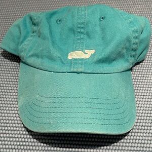 Teal Cap with Whale Logo